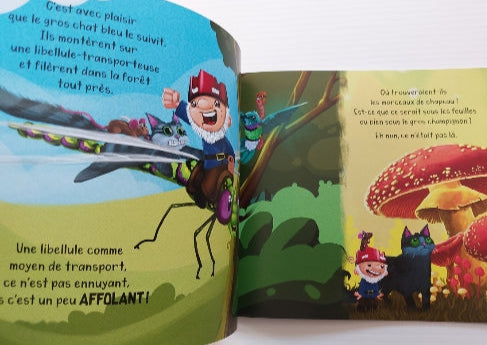 RODRIGUE: Le gros chat bleu, la magie du nain de jardin EDILIGNE 9782924016350