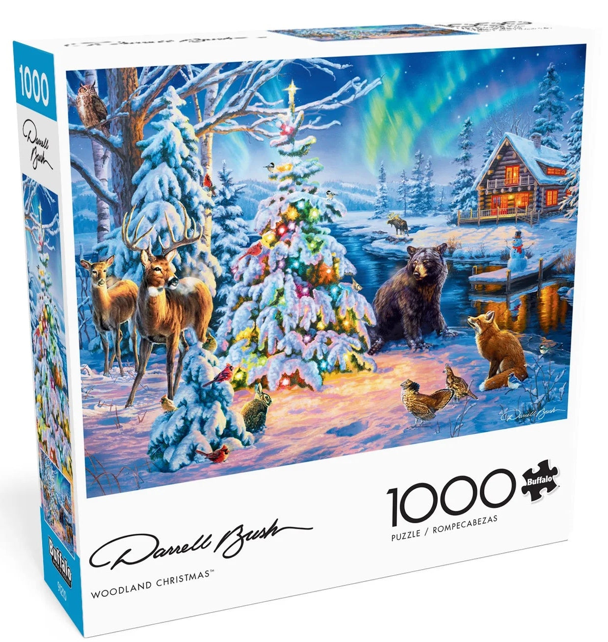 BUSH, Darrell : Woodland Christmas BUFFALO Casse-tête 1000 morceaux