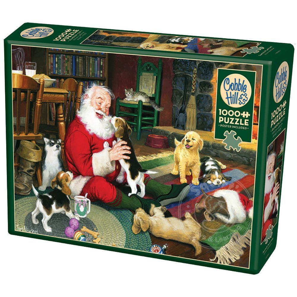 NEWSOM, Tom Santa's Playtime Cobble Hill 80125 Casse-tête 1000 morceaux
