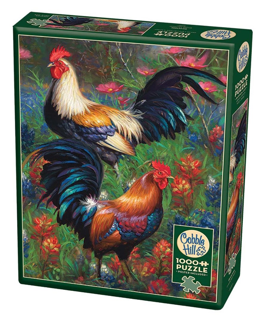 KEATHLEY, Mark : Roosters Cobble Hill 80217 Casse-tête 1000 Morceaux