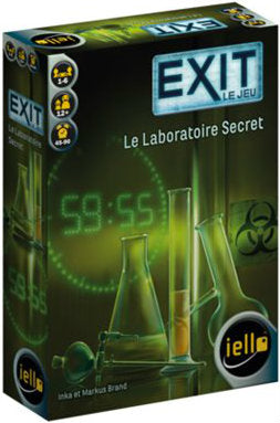 Exit LE JEU Le laboratoire secret IELLO Jeu 12 ans et plus