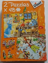 Pinocchio Puzzle Diset 69586 Casse-tête 2 x 48 morceaux