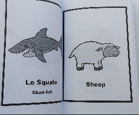4 books in 1 - English to Italian, Flashcard Books BLACK & WHITE 9781973737940