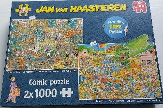 Magasin de musique - Départ en vacances Jan Van Haasteren JUMBO 20049 Casse-tête 2x1000 morceaux