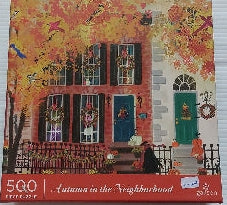 Autumn in the Neighborhood GALISON M041724A Casse-Tête 500 morceaux
