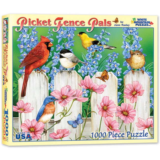 MADAY, Jane Picket Fence Pals White Mountain 583S Casse-tête 1000 morceaux