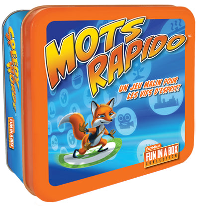 Mots Rapido Jeu malin pour les vifs d'esprit FoxMind Jeux 8 ans et plus