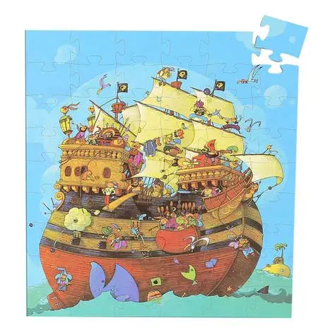 Le bateau de Barberousse DJECO Casse-tête 54 morceaux