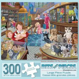 BURGESS: Newest Member of the Family Bits and Pieces 46995 Casse-têtes 300 morceaux