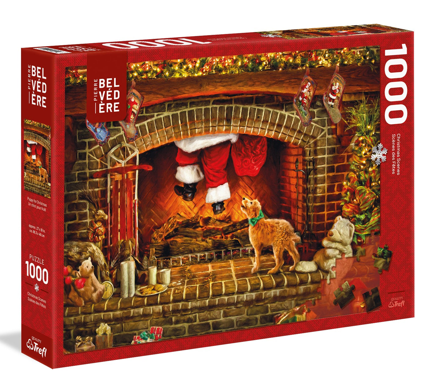 Un chiot pour Noël Trefl 644306 Casse-tête 1000 morceaux