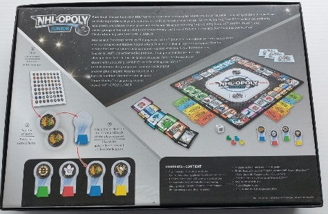 NHL-opoly Junior MASTER kids PIECES Jeux 6 ans et plus