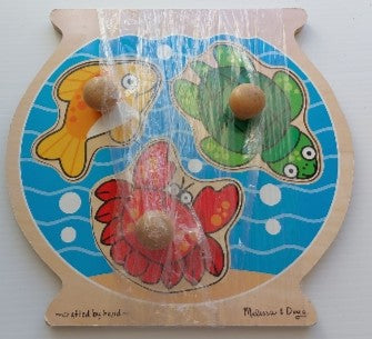 Bocal à poissons MELISSA DOUG Casse-tête 3 morceaux