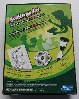 Scattergories Hasbro Jeux 13 ans et plus