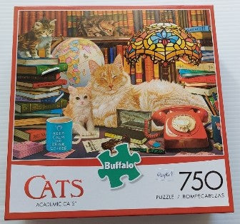 Academic Cats Cats Buffalo 97070 Casse-tête 750 morceaux