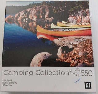 Des canoës Camping collection Casse-tête KI Puzzle 550 Morceaux
