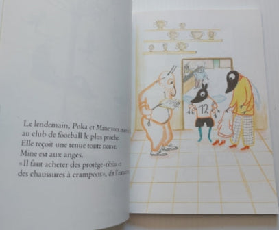 CROWTHER, Kitty : Poka et Mine, Le football ÉCOLE DES LOISIRS 9782211233354