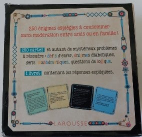 Soirée énigmes: 250 casse-têtes machiavéliques pour animer vos soirées ! LAROUSSE Jeux 7 ans et plus