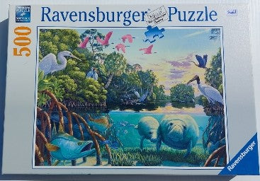 La vie des lamantins Ravensburger 169436 Casse-Tête 500 morceaux