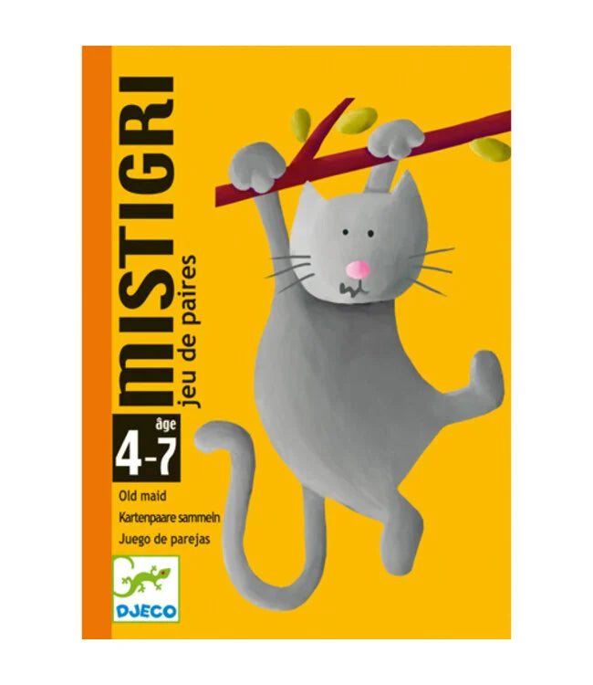 Mistrigri, jeu de paires DJECO DJ05105 Jeu 3 ans et plus