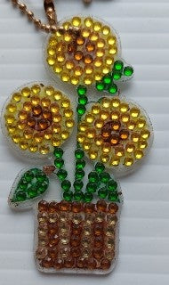 12 plante porte-clés, plant keychain