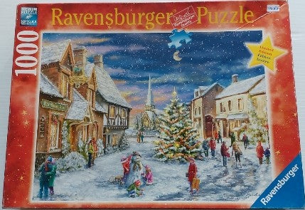 CORTI, Marcello: Village de Noël Ravensburger 198832 Casse-tête 1000 morceaux