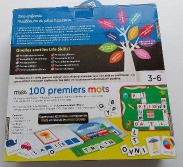 Mes 100 premiers mots LIFE SKILLS LISCIANI Jeux pour 3 ans et plus