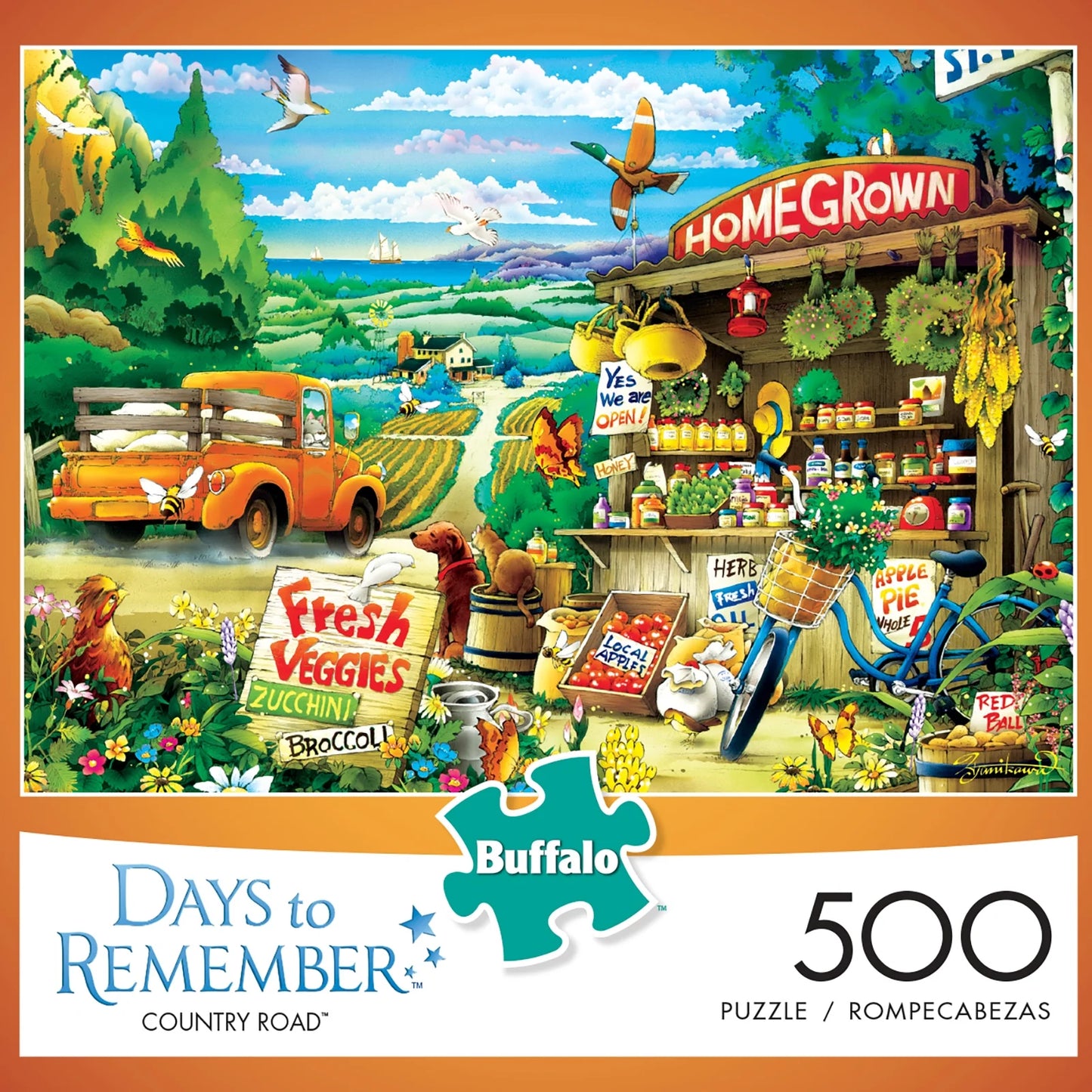 Country Road: Days to remember Buffalo Casse-tête 500 morceaux