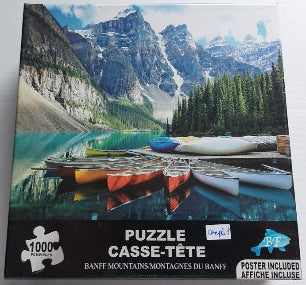 Montagnes du Banff BF PUZZLE Casse-tête 1000 morceaux