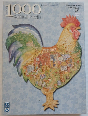 Antiques Rooster Shaped puzzle SCHMID 78011 Casse-tête 1000 morceaux