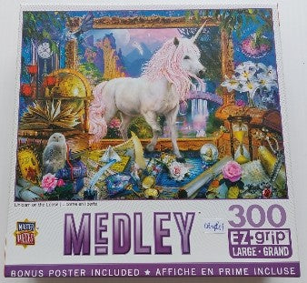 KRASNEY, Jan Patrick Licorne en liberté / Unicorn on the Loose Medley Master Pieces 32282 Casse-tête 300 morceaux