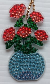 18 plante porte-clés, plant keychain