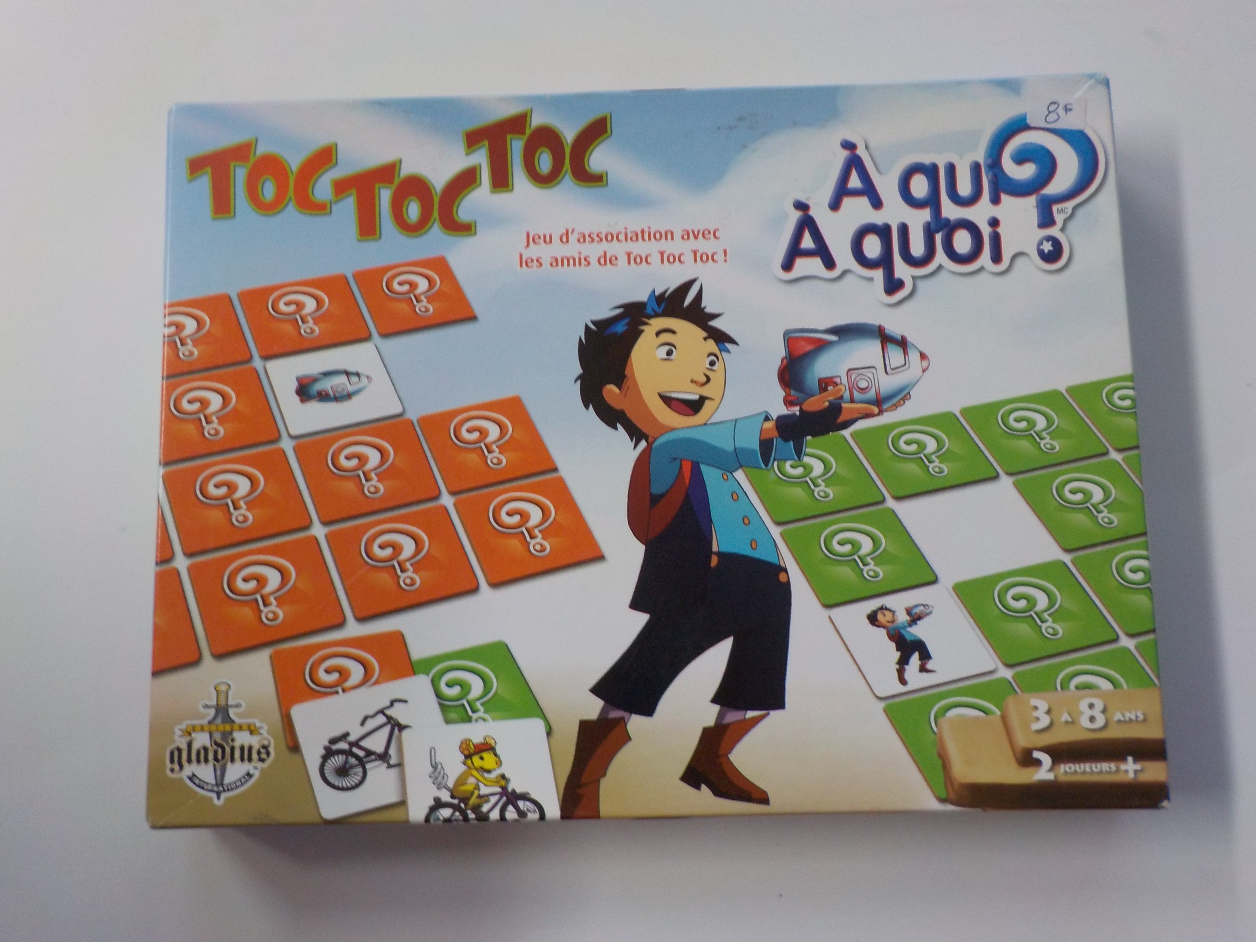 Toc toc toc : À qui, à quoi ? Gladius GLA7520 Jeux 3 ans + – St-Simon