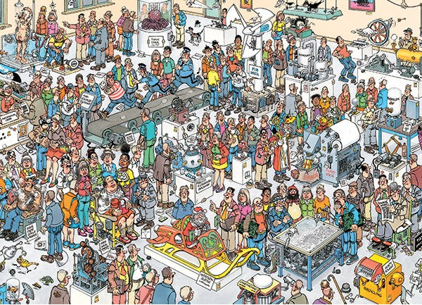 JAN van HAASTEREN Le Salon du Futur JUMBO 20067 Casse-tête 1000 morceaux