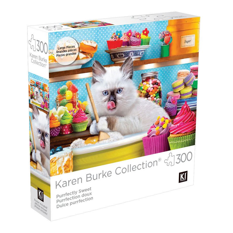 BURKE, K Purrfection doux KI PUZZLE Casse-tête 300 morceaux