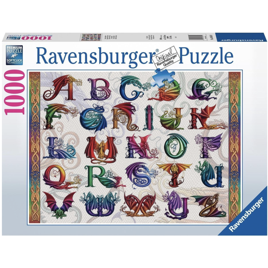 L'alphabet du dragon Ravensburger 168149 Casse-tête 1000 morceaux