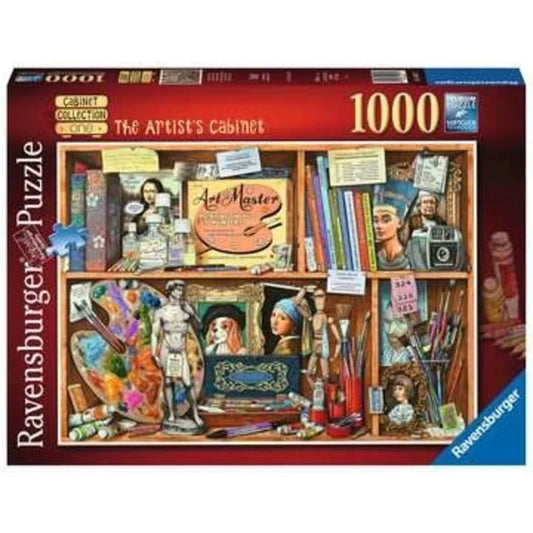 The artist's cabinet L'étagère de l'artiste Ravensburger 149971 Casse-tête 1000 morceaux