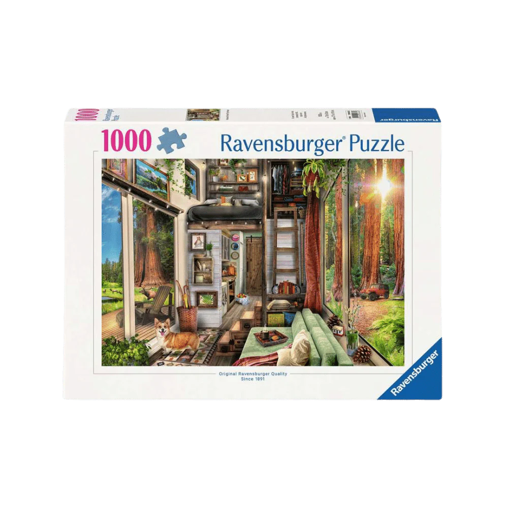 Redwood Forest Tiny House Ravensburger 120006343 Casse-tête 1000 morceaux