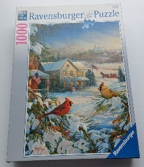 Hiver Cardinaux Casse-tête 191598 Ravensburger 1000 morceaux