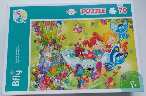 Akinna & Niko Sauvons les papillons BFly  Casse-tête 70 morceaux