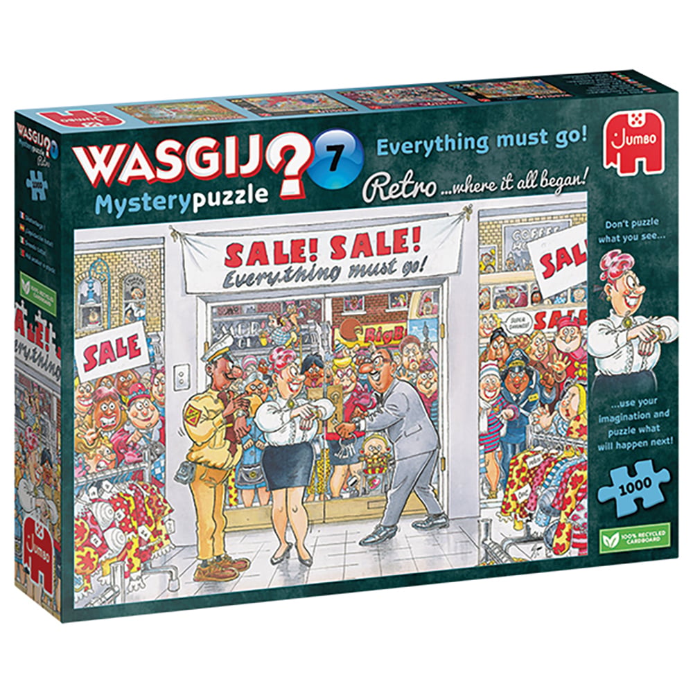 Mystery 7 Retro Everything must go! Wasgij Casse-tête 1000 morceaux