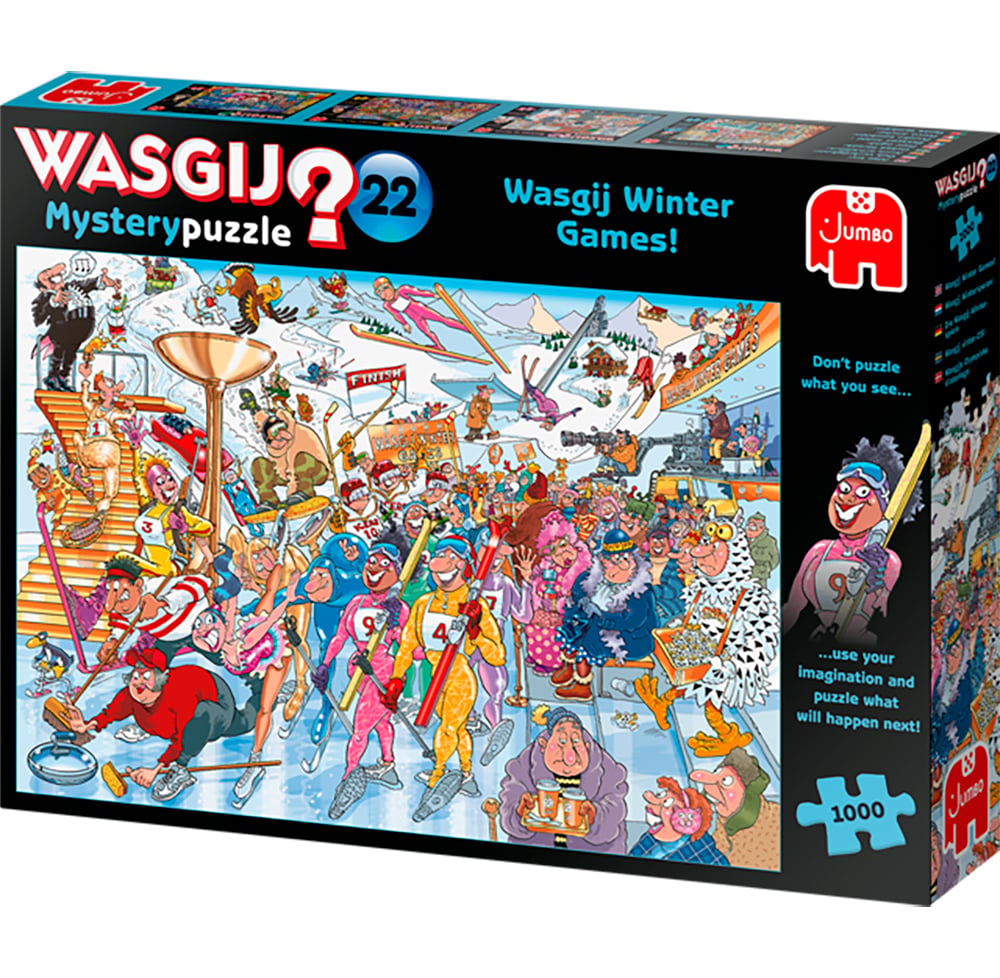 Mystery 22 Jeux d'hiver Wasgij 25012 Casse-tête 1000 morceaux