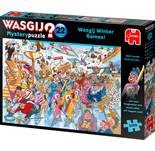Mystery 22 Jeux d'hiver Wasgij 25012 Casse-tête 1000 morceaux