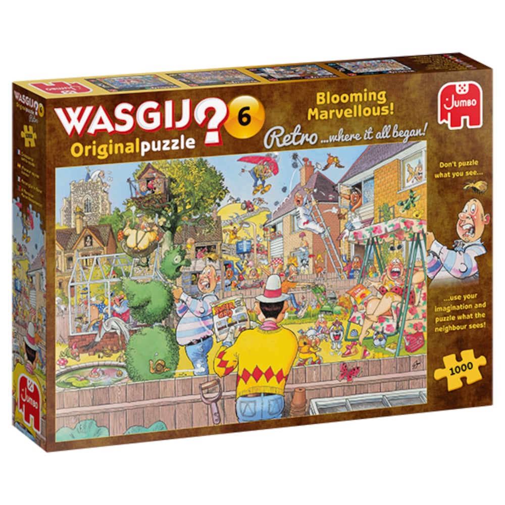 Original 6 Retro Wasgij Croissance extra-rapide 25014 Casse-tête 1000 morceaux