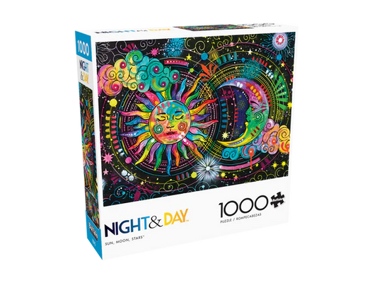 Night & Day : Sun, Moon, Stars BUFFALO 11840 Casse-tête 1000 morceaux