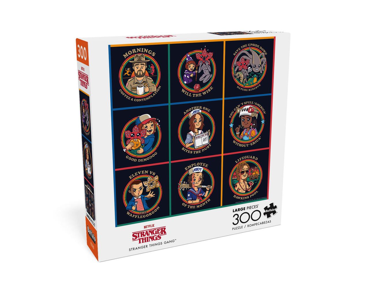 The Stranger Things Gang NETFLIX BUFFALO 02760 Casse-tête 300 morceaux