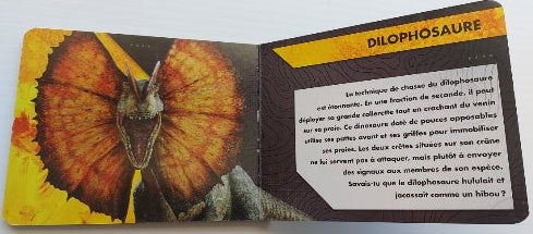 Monde jurassique, La domination, Lecture et aventures Disney Ma bibliothèque Phidal