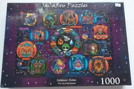 MALTAIS, Anie Zodiaque / Zodiac JACAROU Casse-tête 1000 morceaux
