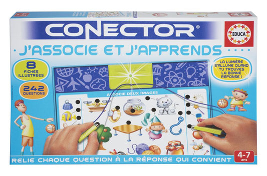 Conector: J'associe et j'apprends EDUCA Jeux 4 à 7 ans 17316