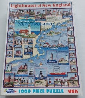 Lighthouses of New England White Mountain 481 Casse-tête 1000 morceaux