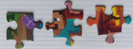 Minecraft RAVENSBURBER 056217 Casse-tête 3x49 morceaux